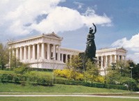 A symbol of Munich, the Bavaria statue